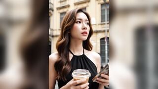 Em gái xinh say rượu