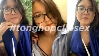 Híp râm em họ dưới quên lên SG học đại học