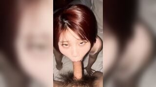Bú cú bắn tinh đầy mồm con đĩ dâm đãng