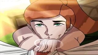 Chị Gái Họ Hàng Gwen Tennyson Cực Kỳ Mê Bú Cặc