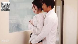 JDSY-454 Big-breasted female boss who is breastfeeding gets raped by two subordinates