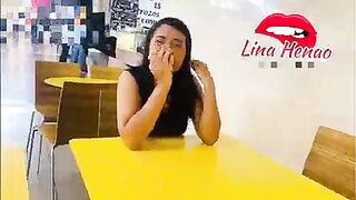 Nhét sextoi vào lồn vợ rồi đi cafe