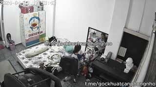 Hack camera em teen dáng mình dây trắng trẻo siêu thơm ngon