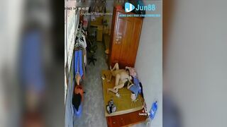 Hack cam quay lén chị chủ shop dâm cho khách địt trộm khi ck vắng