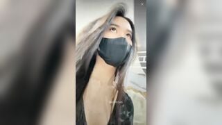Em nacy live public thủ dâm trong siêu thị