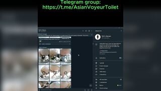 Chinese public ditch toilet