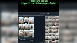 Spying asian teen pissing in bar 5