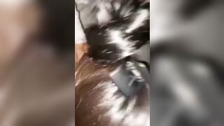 EM VỢ TRONG TÀ ÁO DÀI CHĂM CHỈ BÚ BUỒI TÔI