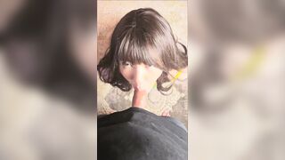 Cho chubby Châu Á bú rồi đụ vào mõm em ấy