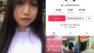 Clip Sex học sinh cấp 3 Thư 2ka9 sex với bướm non tơ