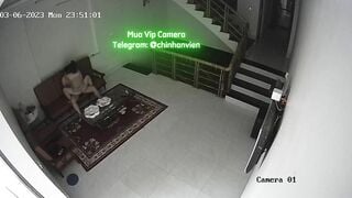 Hack Camera Vợ Chồng Trốn Con Ra Phòng Khách Đụ Cực Dâm