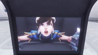Xuất lên đít Chun-li