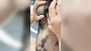bé sinh viên cưỡi ngựa dẻo quá thế nào chịu sao nổi