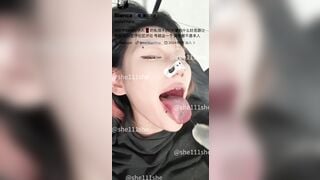 Dâm nữ hệ chiến thèm cặc bú cặc giả trợn mắt vì sướng p2