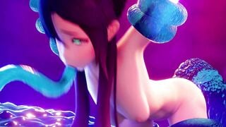 Mona X Slime - An Intense Offering Overload (4K 60fps) (ViciNeko)