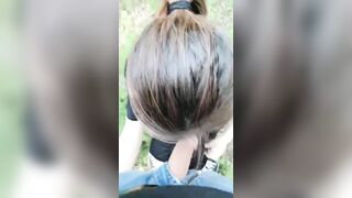 Cùng e dâu dâm nghiện cặc to trốn lên núi bú cu địt nhau public
