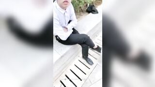 Gái trung quốc sex trong toilet công cộng 1