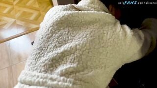 Thấy c họ khỏa thân kẹt tay trg lò vi sóng,e trai khốn nạn tranh thủ đụ bắn ngập lồn