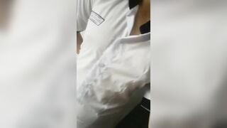Thanh An 2k8 học sinh THPT Nguyễn Trãi, mới lớn tập khoe lồn
