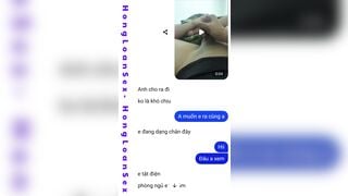 Sreri chát sex với bồ + gạ bồ cho Ck địt Vk và cái kết Pass3.