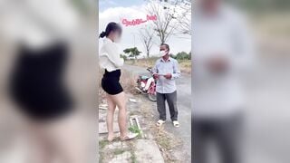 Dâm nữ Việt nứng lồn mua vé số cho ông chú số hưởng còn show hàng cho chú xem