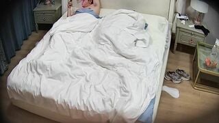 quay lén em sinh viên năm nhất cùng bố đường trong nhà nghỉ