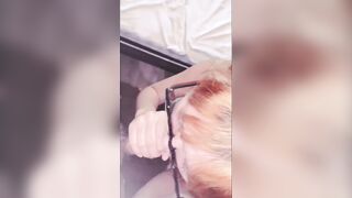 Kính cận dâm đãng bú cu cho ny ngay tại trọ