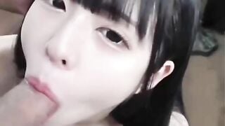 1 clip bú cu của em học sinh cực xinh, mặt ngây thơ đáng yêu