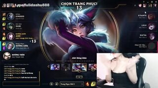 Stripchat Junaaa e teen đa tài đa nghệ vừa live đánh liên minh vừa show hàng ngon p1