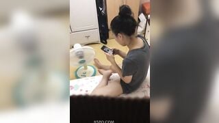 QUAY LÉN CHỊ HÀNG XÓM , VÔ TƯ TRẦN TRUỒNG TRONG NHÀ