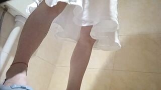 Quay lén nhà wc nữ hàng ngon nha anh em video dài