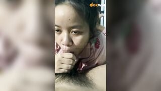 Em dâu buồn ngủ mắt sụp mí rồi mà vẫn bắt em bú cu ngậm đầu khấc cho sướng