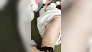 Địt con ny mình dây không kịp cởi đồ