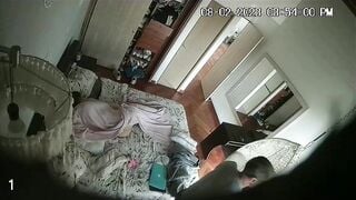 Loạn luân vớicon riêng của vợ bị vợ hack cam