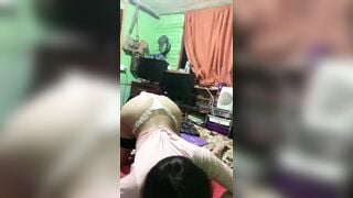 Em mông to mình dây body siuu phẩm bú cu