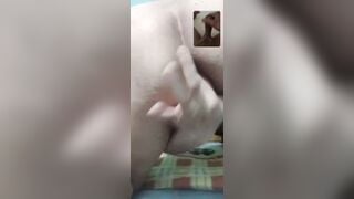 Gọi video thủ dâm cunhf mẹ vợ vú to lồn múp đai cho con rể xem
