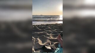 Vãi, Cặp đôi ở Bãi Biển, Ko mặc quần lót Lộ Lồn Giúp sục cu Xuất tinh quay video