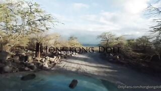 Cuối năm em gái xinh được đi biển cùng anh trai nuôi