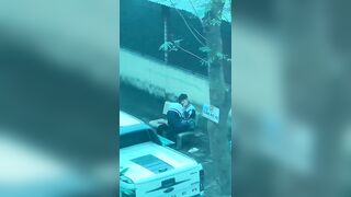Học sinh lớp 11 lén đụ nhau tại sân trường giờ ra chơi