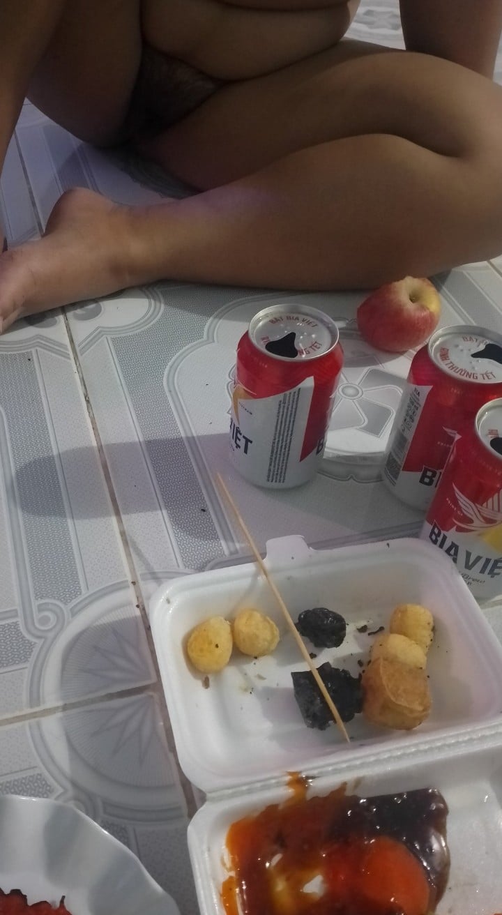 Qua nhà vk ck anh huy nhậu some vk anh huy