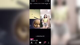 Trả kèo tiktok, Cạ Lồn trên live