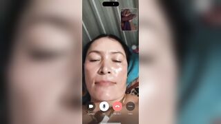 Gạ gẫm mẹ vợ call video móc lồn thủ dâm  vú to lồn múp p3