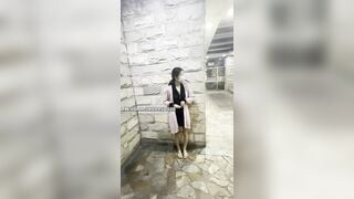 gái xinh khỏa thân khoe dáng nơi công cộng #3