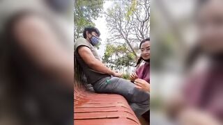 LÉN NÚT ĐỊT EM NGOÀI CÔNG VIÊN