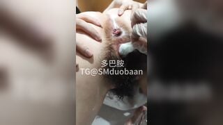 Bắt Con bạn Lồn Rậm banh lồn, Nhét tay chân vào Lồn, Thủ dâm rên rỉ quay video