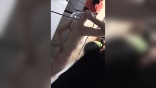 quay lén bé 2k9 hàng xóm tắm nhìn dáng này địt thì sướng thôi rồi