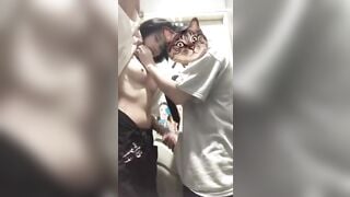 lén lút cho em học sinh bú cu trong phòng photobut
