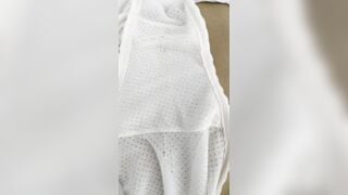 Quần lót bà chị 3 vừa tắm xong