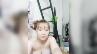 Vắng chồng chán nả cj gái lên thủ dâm live stream cho các ae xem