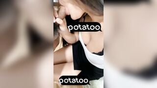 Dẫn e Nhân viên Ngân hàng Đi ăn, Mà bắt bú liếm cu Xuất tinh đầy vú